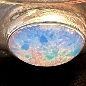 OPAL STERLING SILVER CUFF BRACELET